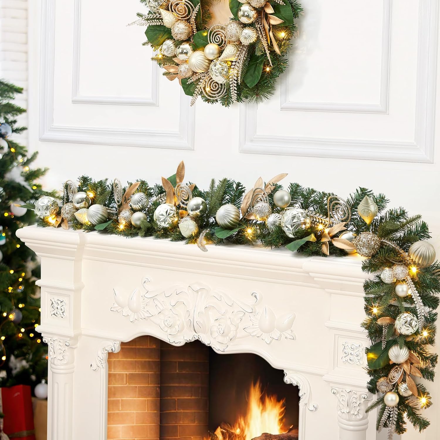 Led Fairy String Lights - Garvee 6FT Christmas LED Rattan Garland