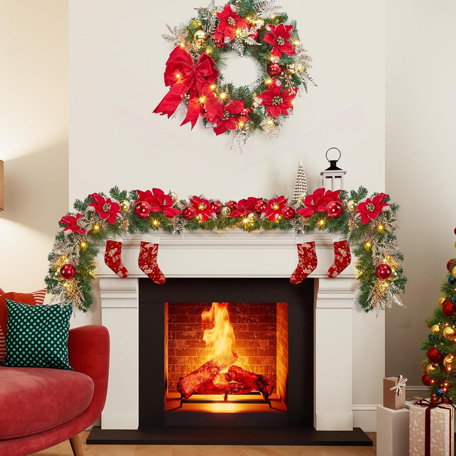 Garvee 6ft Pre-Lit Christmas G - огляд і ціна Led Fairy String Lights