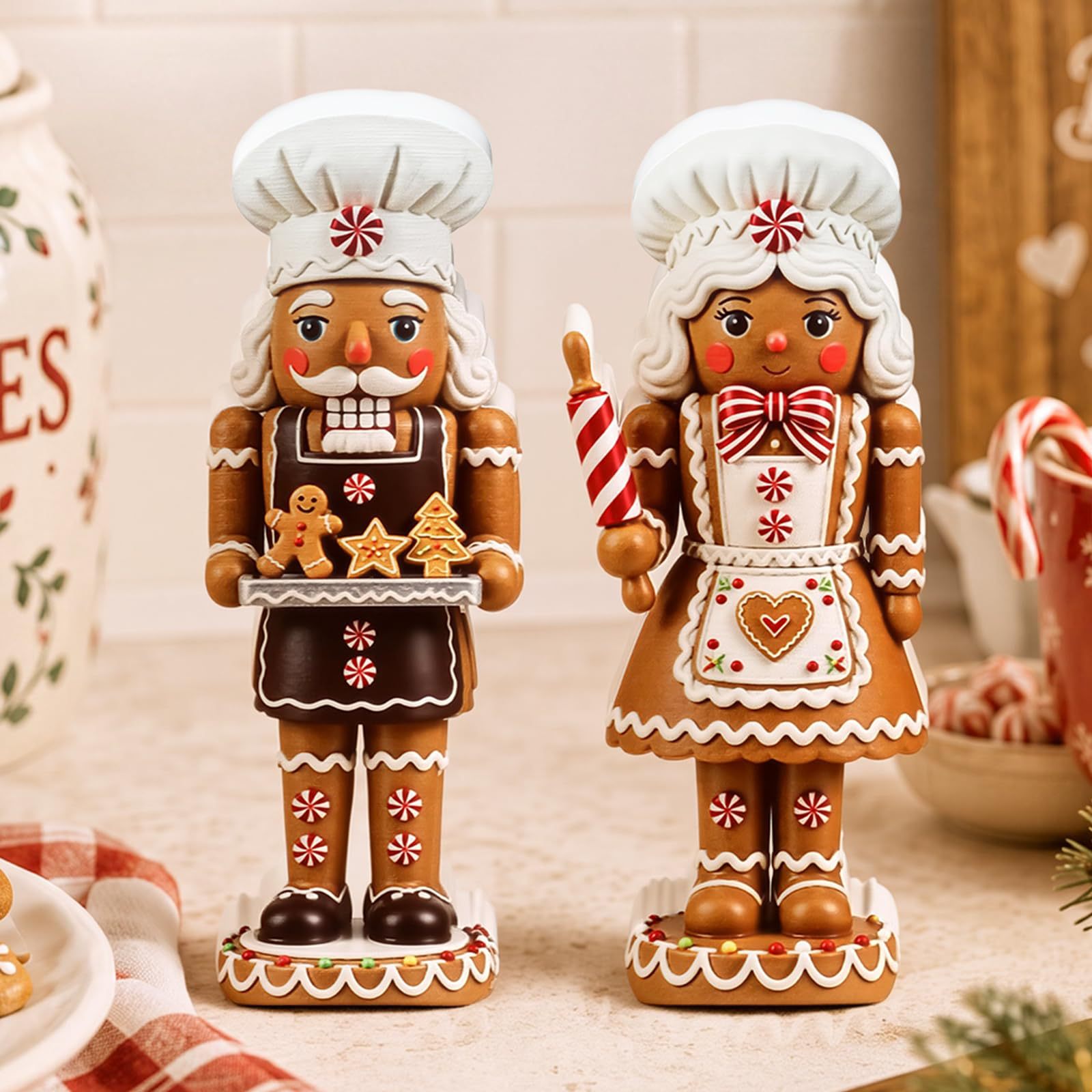 2PCS Nutcracker Wooden Decorat - огляд і ціна Nutcracker Figurine