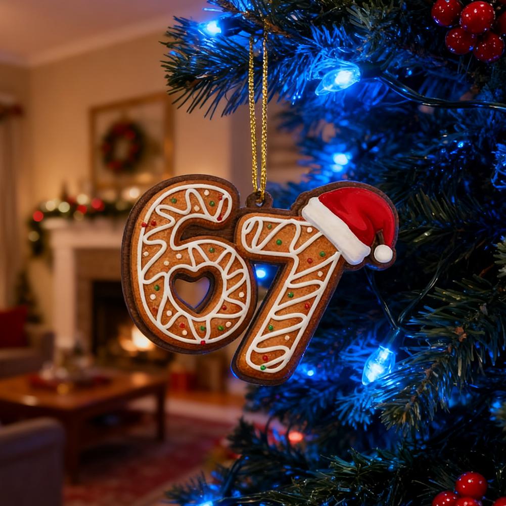 Funny Santa Says Six Seven Chr - огляд і ціна Christmas Stocking Hanging