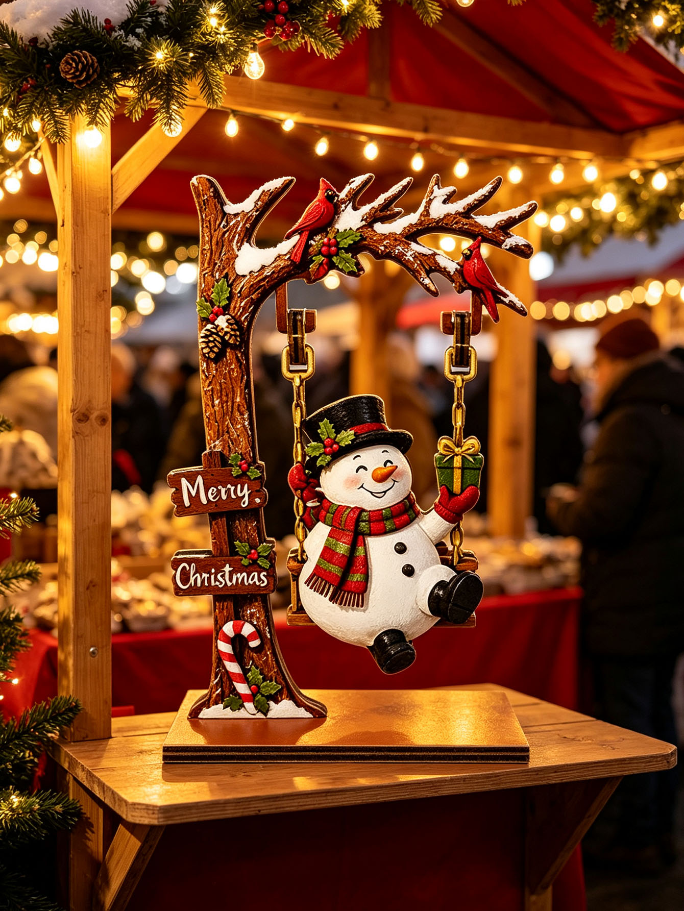 Wooden Christmas Decoration Or - огляд і ціна Nutcracker Figurine