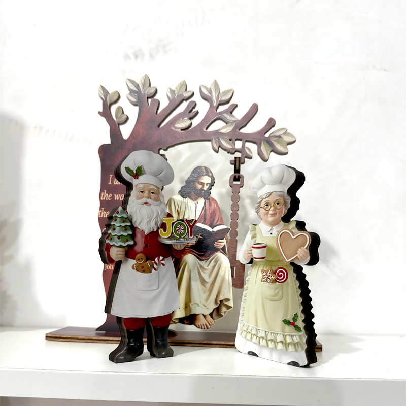 2-Piece Set of Chef Santa Clau - огляд і ціна Nutcracker Figurine